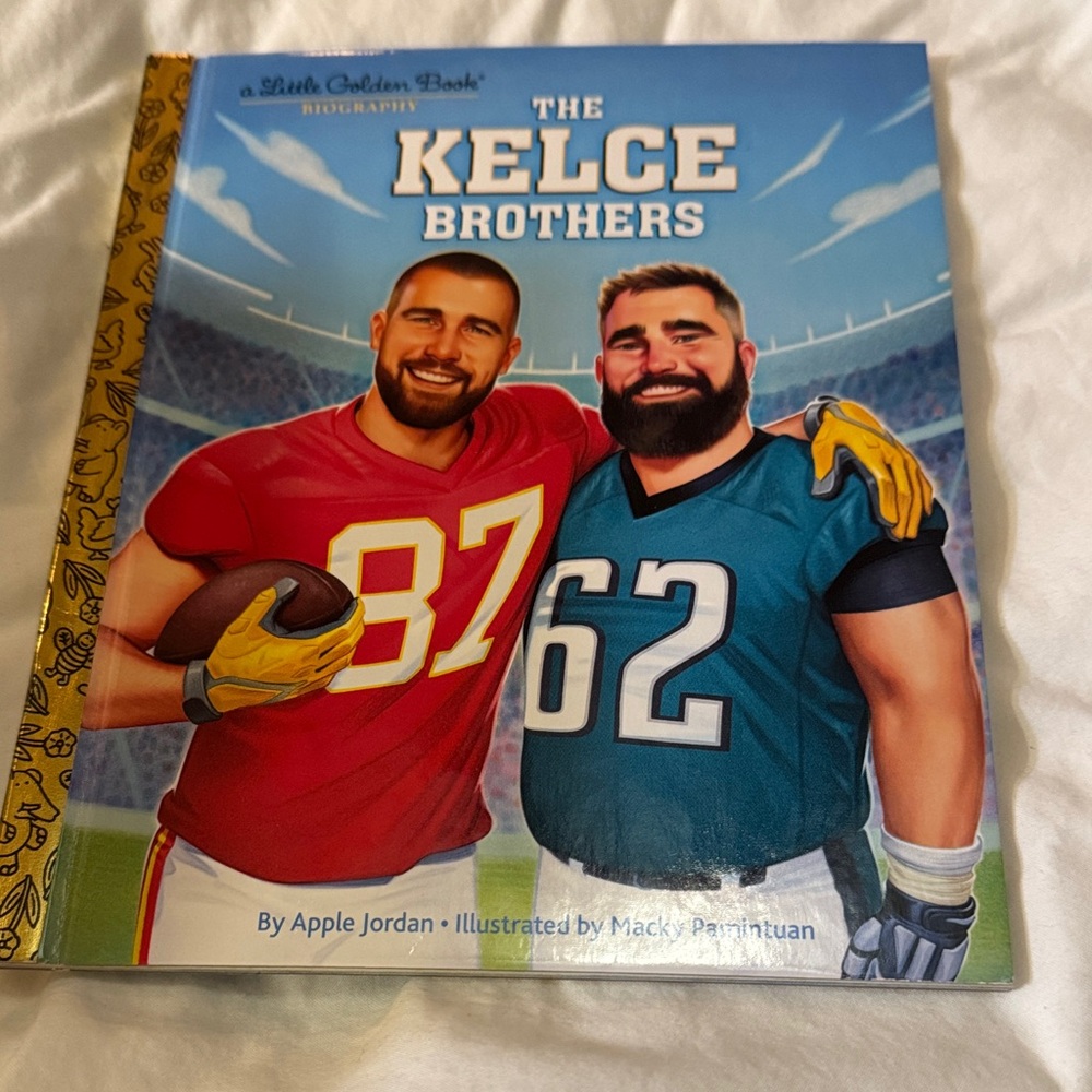 The Kelce Brothers Little Golden Book, brand new